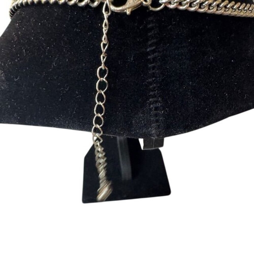 Statement Multi-Layer Turquoise Stone Necklace Wi… - image 3